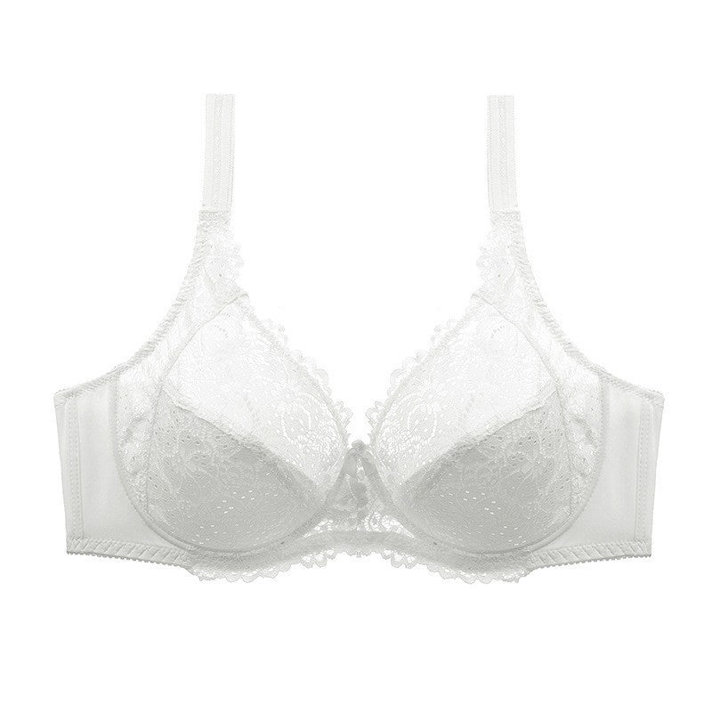 Bra lace gathering comfortable bra plus size underwear